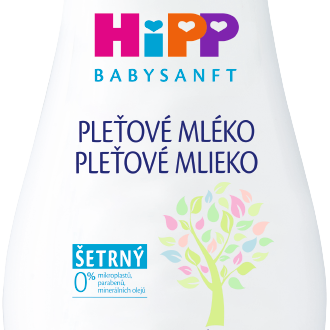 HIPP BabySANFT Detské pleťové mlieko s Bio mandľovým olejom