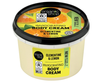 ORGANIC SHOP Povzbudzujúci telový krém Klementína a citrón 250 ml