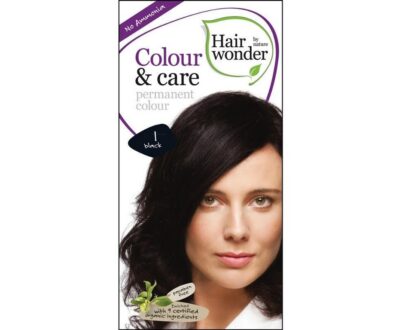 HAIR WONDER Prírodná dlhotrvajúca farba čierna 100 ml