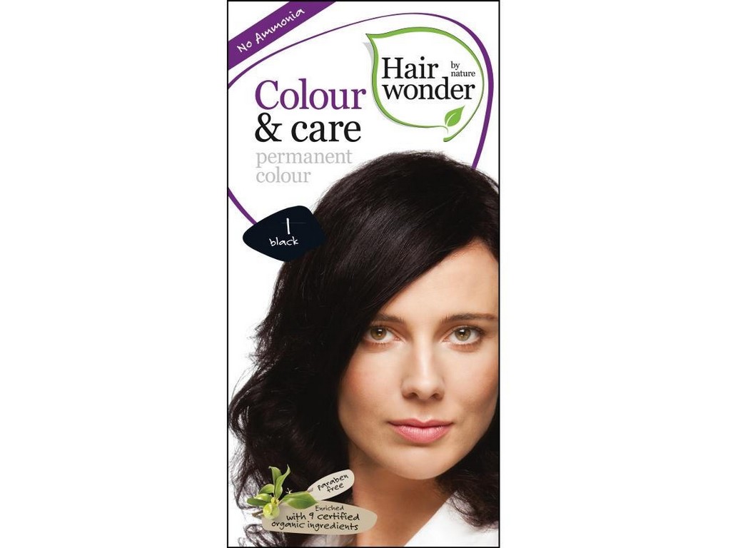 HAIR WONDER Prírodná dlhotrvajúca farba čierna 100 ml HAIR WONDER Prírodná dlhotrvajúca farba čierna 100 ml