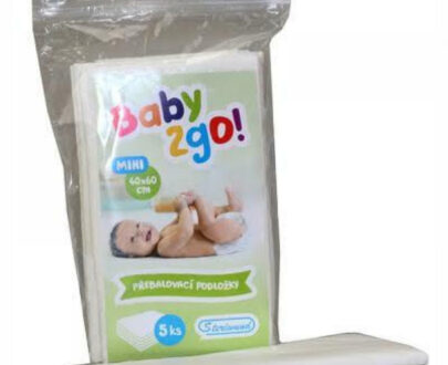 BABY2GO! Prebaľovacia podložka 40x60 cm 5 kusov