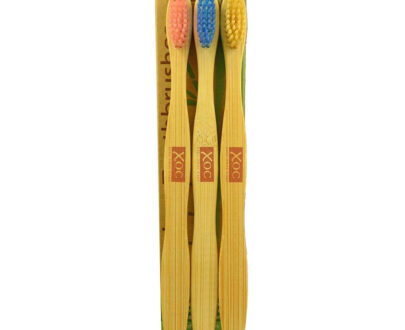 XOC Bambusová zubná kefka Soft 3 ks (3 pack)