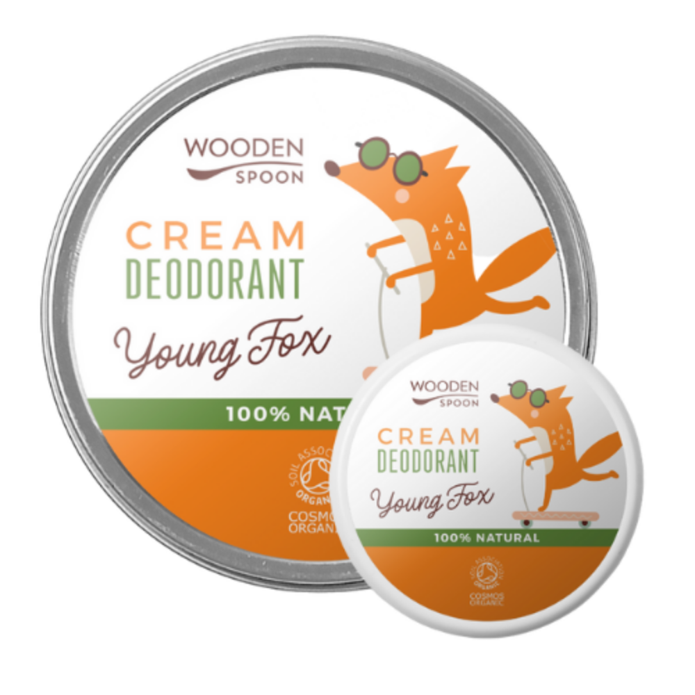 WOODENSPOON Prírodný krémový deodorant Young fox 60 ml WOODENSPOON Prírodný krémový deodorant Young fox 60 ml