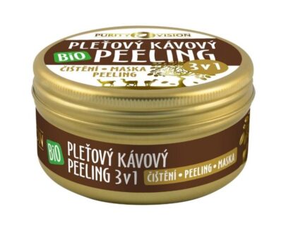 PURITY VISION Bio Kávový pleťový peeling 3v1