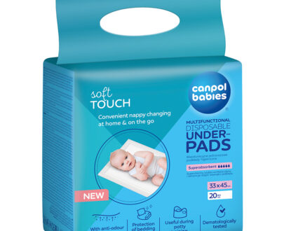 CANPOL Babies multifunkčné hygienické podložky 33 x 45 cm 20 ks
