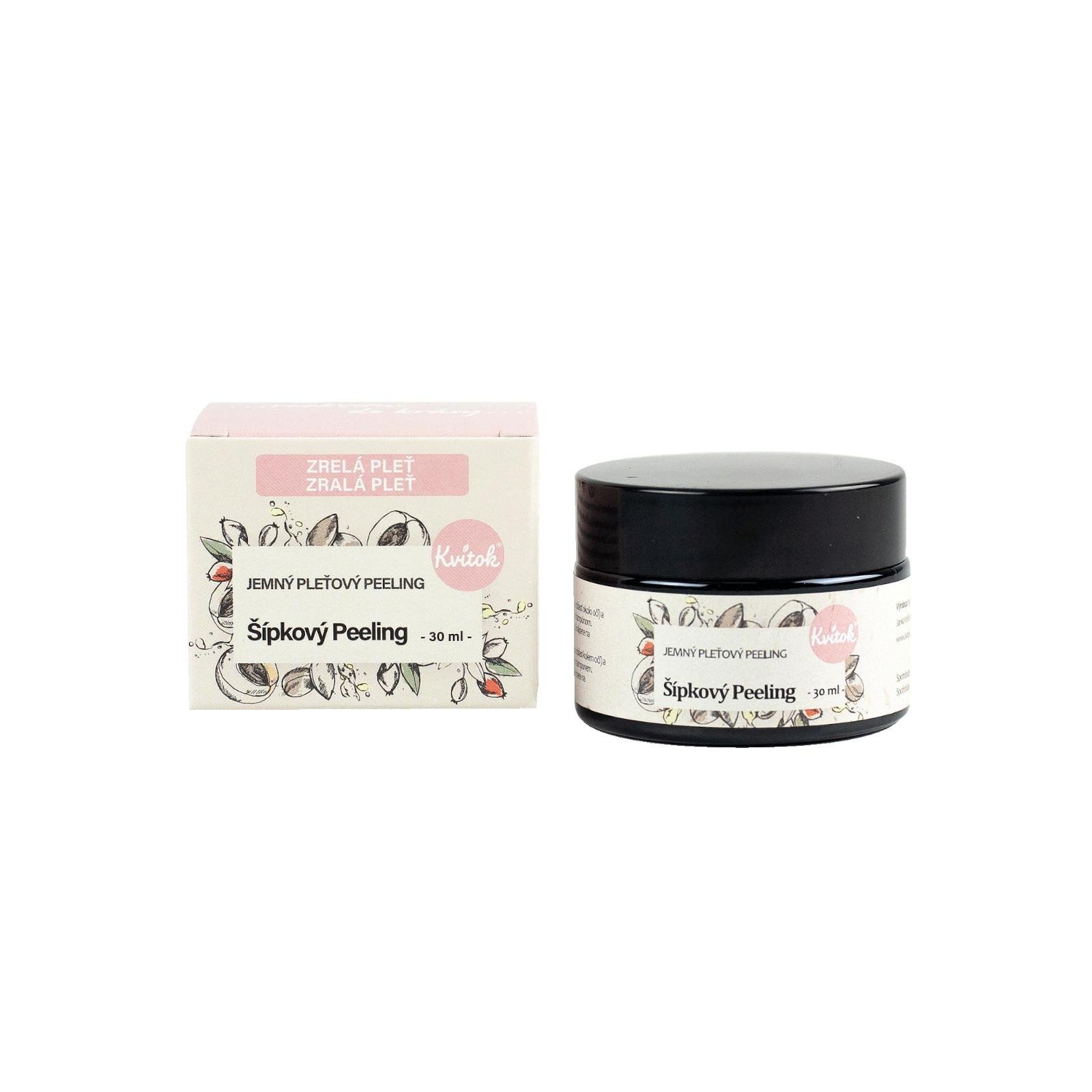 KVITOK Šípkový Peeling pre Zrelú Pleť 30 ml KVITOK Šípkový Peeling pre Zrelú Pleť 30 ml