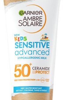 GARNIER Ambre Solaire Sensitive Advanced Kids opaľovacie mlieko na citlivú detskú pokožku
