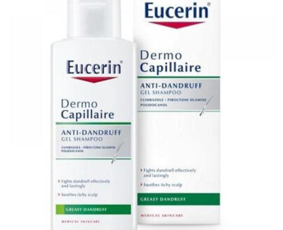 EUCERIN DermoCapillaire Gélový šampón proti mastným lupinám 250 ml