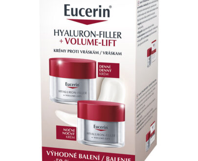 EUCERIN Hyaluron-Filler+Volume-Lift Denný krém 50 ml+ Nočný krém 50 ml