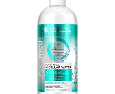 EVELINE Facemed+ Čistiaca micelárna voda 3v1 400 ml