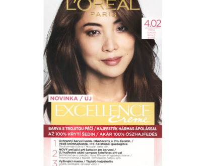 L'OREAL Excellence Creme Farba na vlasy 4.02 Hnedá dúhová