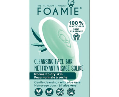 FOAMIE Pleťová starostlivosť pre normálnu až suchú pleť Aloe You Vera Much Cleansing Face Bar 60 g