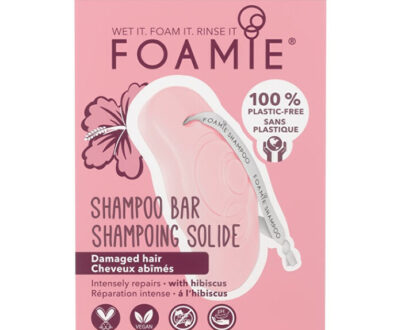 FOAMIE Šampón pre poškodené vlasy Hibiskiss Shampoo Bar 80 g