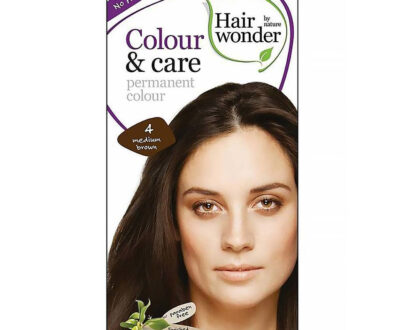 HAIRWONDER Dlhotrvajúca farba BIO - stredne hnedá 4 – 100 ml