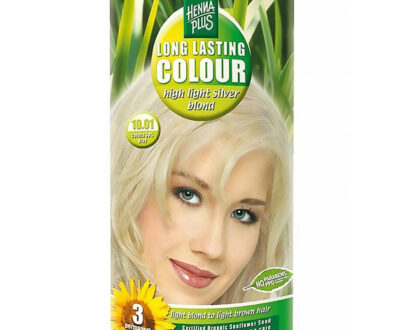 HENNA PLUS Prírodná farba na vlasy 10.01 Strieborná blond 100 ml