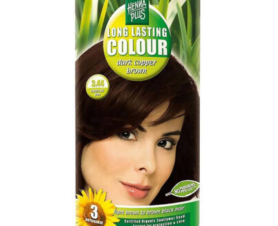 HENNA PLUS Prírodná farba na vlasy 3.44 Tmavo medená hnedá 100 ml