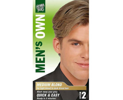 HENNA PLUS Prírodná farba na vlasy pre mužov Stredná blond 80 ml