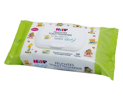 HIPP BABYSANFT Vlhčený toaletný papier 50 ks
