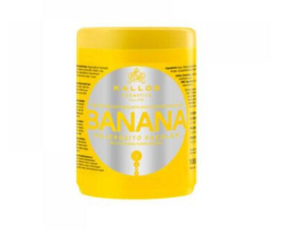 Kallos Banánová posilňujúci maska ​​obsahujúci komplex vitamínov (Banana hair mask with multi-vitamín komplex) 1000 ml