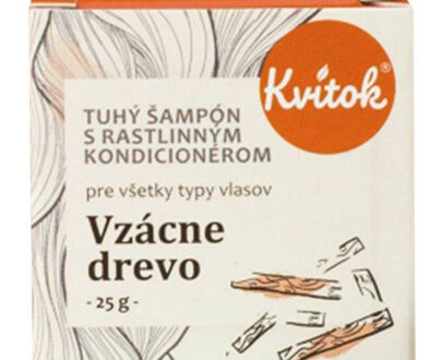 KVITOK Tuhý šampón Vzácne drevo 25 g