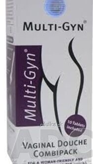 MULTI-GYN VAGINAL DOUCHE COMBIPACK pomôcka na výplach pošvy 10 tabliet