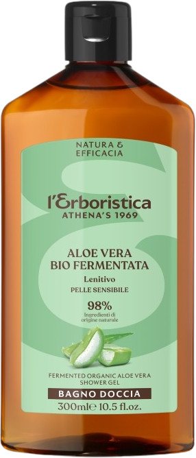 ERBORISTICA Sprchový gél s fermentovanou aloe vera pre citlivú pokožku 300 ml ERBORISTICA Sprchový gél s fermentovanou aloe vera pre citlivú pokožku 300 ml