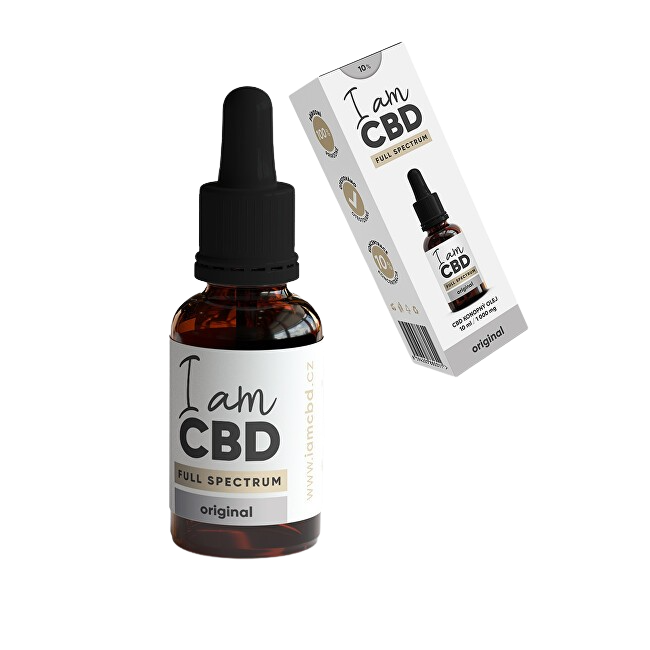 I AM CBD Konopný olej Full Spectrum CBD 10% original 10 ml I AM CBD Konopný olej Full Spectrum CBD 10% original 10 ml