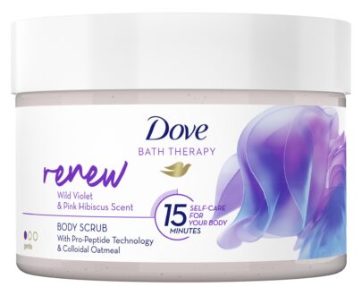 DOVE Bath Therapy Renew telový peeling 295 ml