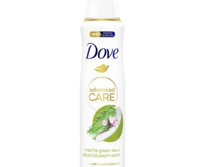 DOVE Advanced care Matcha a Zelený čaj antiperspirant sprej 150 ml