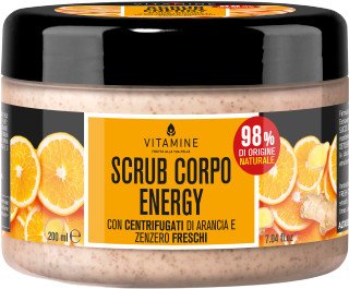 ERBORISTICA Vitamine Energy Telový peeling pomaranč a zázvor 200 ml