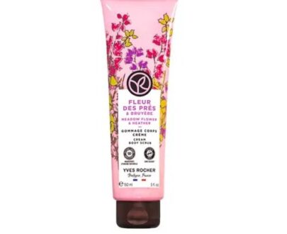 YVES ROCHER Krémový telový peeling Lúčne kvety & vres 150 ml