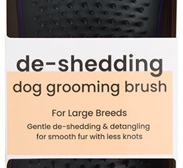 PET TEEZER De-shedding purple hreben pre vyčesávanie kožúškov
