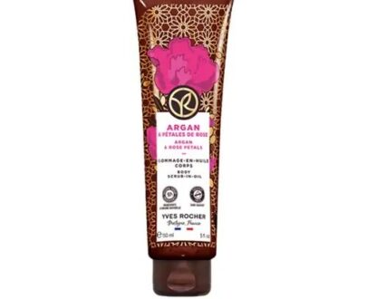YVES ROCHER Telový peeling Argan & bio ruža z Maroka 150 ml
