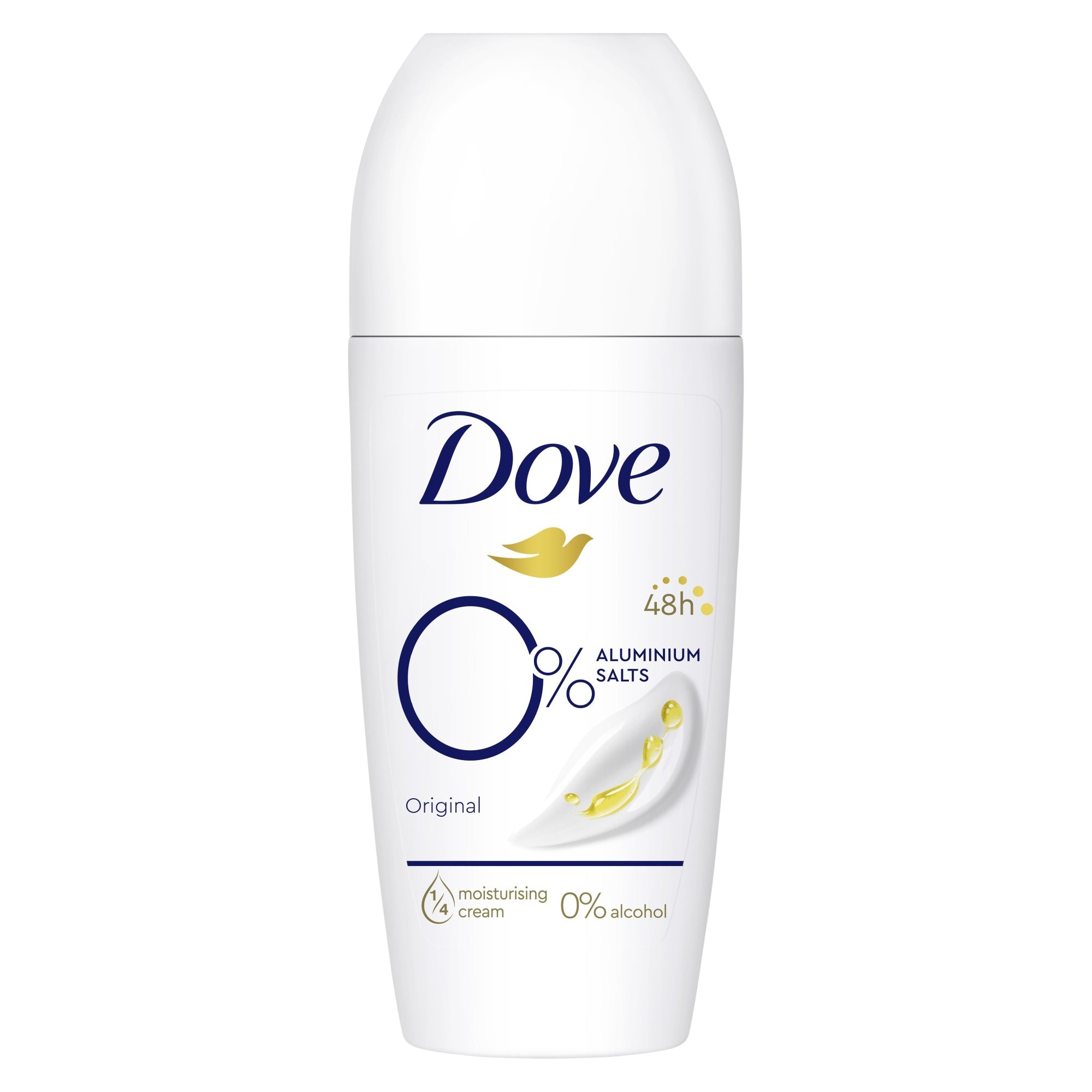 DOVE Pôvodný 0% ALU deo roll-on 50 ml DOVE Pôvodný 0% ALU deo roll-on 50 ml