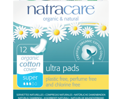 NATRACARE Menštruačné vložky Ultra SUPER s krídelkami 12 kusov