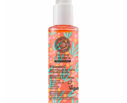 NATURA SIBERICA Oblepikha C-Berrica Revitalizačná peelingová maska na tvár 145 ml