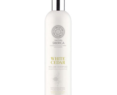 NATURA SIBERICA Šampón pre väčší objem Biely céder 400 ml