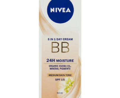 NIVEA Skrášľujúci denný BB krém 5 v 1 pre stredný až tmavší odtieň pleti OF 15 50 ml