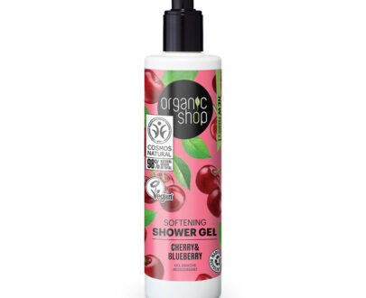 ORGANIC SHOP Zjemňujúci sprchový gél Čerešňa a čučoriedka 280 ml
