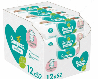 PAMPERS Sensitive obrúsky 12 x 52 kusov