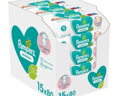 PAMPERS Sensitive obrúsky 15 x 80 ks