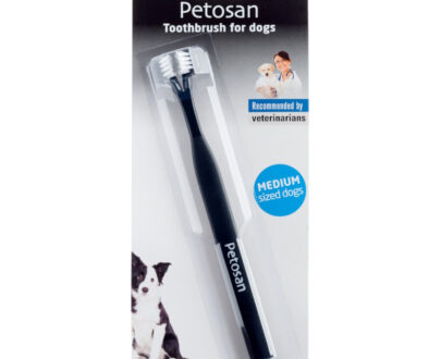 PETOSAN zubná kefka dvojhlavá pre psov Medium