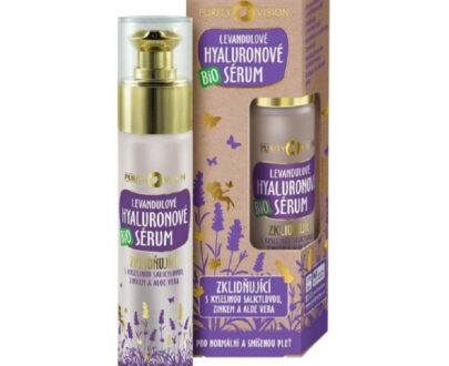 PURITY VISION Bio Upokojujúce Levanduľové hyalurónové sérum 50 ml