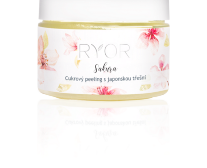 RYOR Sakura Cukrový peeling s japonskou čerešňou 325 gramov