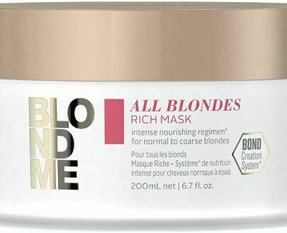 SCHWARZKOPF Professional Rich Mask Vyživujúca maska pre normálne a silné blond vlasy All Blondes 200 ml