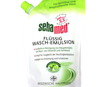 SEBAMED Tekutá umývacia emulzia s olivovým olejom náhradná náplň 400 ml