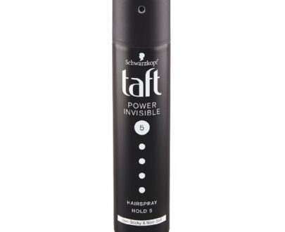 TAFT lak na vlasy Power Invisible mega silná fixácia 250 ml