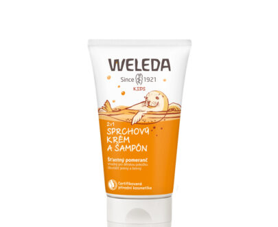 WELEDA 2v1 sprchový krém a šampón Šťastný pomaranč 150 ml