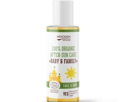 WOODENSPOON Detský organický olej po opaľovaní Baby & Family 100 ml