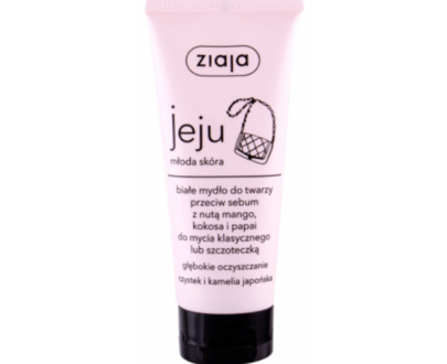 ZIAJA Jeju white face soap čistiace mydlo na tvár 75 ml